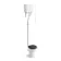 Hudson Traditional High-Level Toilet With Inky Blue Seat & Pedestal Basin - Double Tap Hole