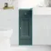 Monaco Midnight Green Side Cabinet Unit 300mm - Brushed Brass Accents