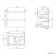 Corsica Storm Grey Wall Hung Slimline Basin Drawer Vanity 500mm