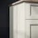 Lucia Chalk White Vanity With Oak Effect Top & Curved Counter Top Basin 840mm