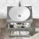 Avon Stone Grey Vanity Drawer with Oval Counter Top Basin 600mm