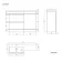 Trent Stone Grey Basin Vanity Drawer and Back To Wall Unit 1100mm - Left Handed