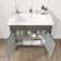Bermuda Graphite Grey Basin Vanity 800mm
