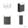 Monaco Graphite Grey Basin Vanity 600mm