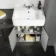 Monaco Graphite Grey Basin Vanity and Back To Wall Unit 1500mm (Excludes Pan & Cistern)
