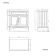 Lucia Chalk White Cabinet with Marble Top 840mm - Excludes Counter Top Basin
