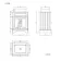 Lucia Graphite Grey Vanity with Marble Top & Curved Counter Top Basin 640mm
