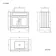 Lucia Graphite Grey Vanity with Marble Top & Curved Counter Top Basin 840mm