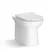 Avon Gloss White Combination Vanity Basin and Aruba Toilet 1000mm - Black Accents