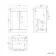 Avon Gloss White Combination Vanity Basin and Miami Toilet 1000mm - Black Accents