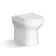 Avon Gloss White Combination Vanity Basin and Miami Toilet 1300mm - Black Accents