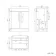 Avon Gloss White Combination Vanity Basin and Aruba Toilet 1100mm - Black Accents - Right Handed