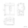 Avon Stone Grey Combination Vanity Basin and Miami Toilet 1100mm - Black Accents