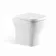 Avon Stone Grey Combination Vanity Basin and Atlanta Toilet 1100mm - Black Accents - Right Handed