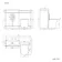 Avon Gloss White Combination Vanity Basin and Boston Toilet 1100mm - Black Accents