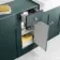 Monaco Midnight Green Basin Vanity and Back To Wall Unit 1500mm (Excludes Pan & Cistern)