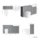 Monaco Dove Grey Combination Vanity Basin and Boston Toilet 1500mm - Brushed Brass Accents