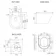 Monaco Dove Grey Combination Vanity Basin with Marble Top & Boston Toilet 1200mm - Brushed Brass Accents