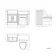 Monaco Chalk White Combination Vanity Basin and Seattle Toilet 1200mm - Brushed Brass Accents