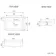 Monaco Graphite Grey Combination Vanity Traditional Basin and Boston Toilet 1500mm - Brushed Brass Accents