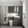 Monaco Graphite Grey Combination Vanity Traditional Basin with Marble Top & Atlanta Toilet 1200mm - Brushed Brass Accents