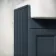 Monaco Inky Blue Combination Vanity Basin and Hudson Toilet with Wooden Seat 1200mm - Brass Knurled Handles