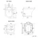 Harper Gloss White Combination Vanity Basin and Tucson Toilet 1200mm - Brushed Brass Accents - Right Handed