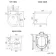 Harper Gloss White Combination Vanity Basin with Marble Top & Tucson Toilet 1200mm - Brushed Brass Accents