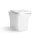 Harper Navy Blue Combination Vanity Basin and Houston Toilet 1200mm - Brushed Brass Accents