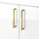 Harper Gloss White Combination Vanity Basin & Houston Toilet 1000mm - Brushed Brass Accents