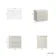 Crete Fluted Linen White Wall Hung Drawer Vanity with Marble Top 600mm - Excludes Counter Top Basin