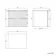 Crete Fluted Linen White Wall Hung Drawer Vanity with Marble Top 600mm - Excludes Counter Top Basin