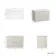 Crete Fluted Linen White Wall Hung Drawer Vanity with Marble Top 800mm - Excludes Counter Top Basin