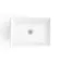 Crete Fluted Linen White Double Wall Hung Drawer Vanity with Marble Top & Cody Basin 1200mm