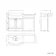 Capri Mystic Green Basin Vanity and Back To Wall Unit 1350mm (Excludes Toilet) - Chrome Handles