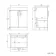 Mersey Gloss White Basin Vanity and Back To Wall Unit 1100mm (Excludes Toilet) - Black Accents