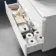 Corsica Gloss White Drawer Vanity with Marble Top 1000mm - Excludes Counter Top Basin