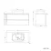 Corsica Gloss White Vanity Drawer with Marble Top & Marin Basin 1000mm