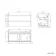 Corsica Tungsten Grey Drawer Vanity with Marble Top 1000mm - Excludes Counter Top Basin