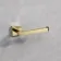 Isla Brushed Brass Toilet Roll Holder & Towel Ring