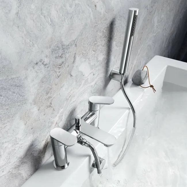 Avill Chrome Bath Filler & Handheld Shower