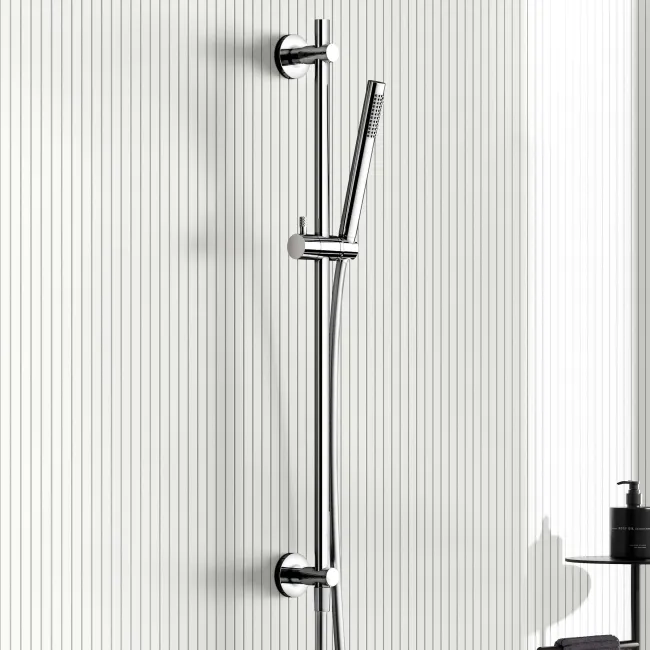 Suir Chrome Shower and Sliding Riser Set