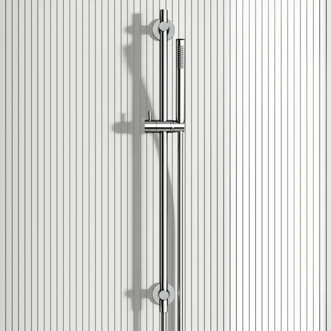 Suir Chrome Shower and Sliding Riser Set