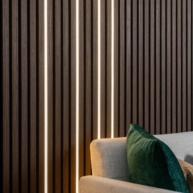 Trepanel Bright® Wall Panel Bluetooth LED Strip Lights With Black Casing - 2.4m Pack of 4
