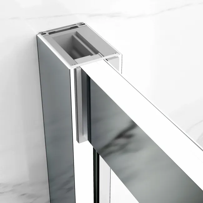 Hamburg Easy Clean 8mm Sliding Shower Door 1000mm - Easy Fix Feature