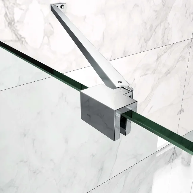Copenhagen Easy Clean 8mm Wet Room Shower Glass Panel 1000mm