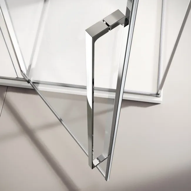 Cologne Stainless Steel Easy Clean 8mm Hinged Shower Door 1700mm