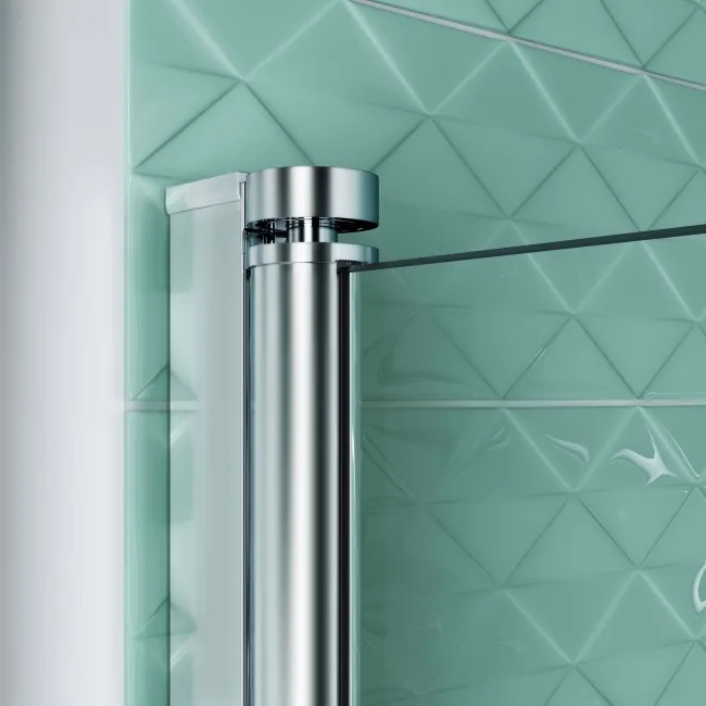 Geneva Easy Clean 6mm Bath Screen - 800mm