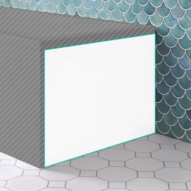 Antigua Straight Bath End Panel 750mm