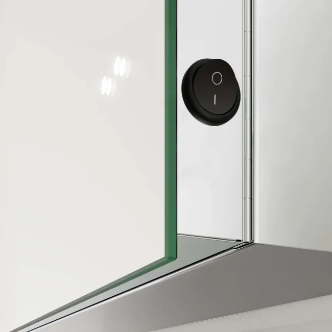 Madison Battery Powered Illuminated LED Mirror Cabinet 600x600mm